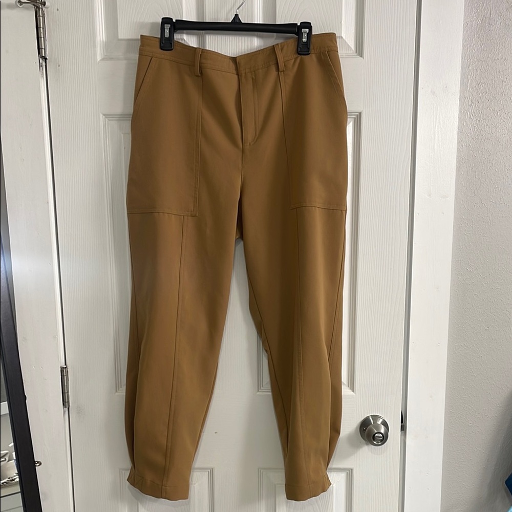 Ophelia & Co. Tan Cropped Pants with Tailored Fit